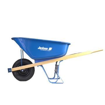 Jackson® Steel Contractor Wheelbarrow 6 cu. ft.