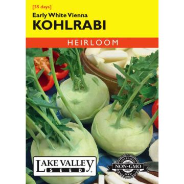 Brassica, Kohlrabi, Early White Vienna, 2g