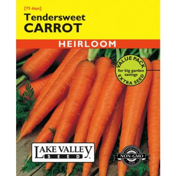 Daucus, Carrot, Tendersweet, Value Pack, 5g