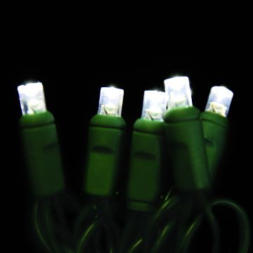 Gabriel Lights® LED 5mm Wide Angle Cool White String Lights