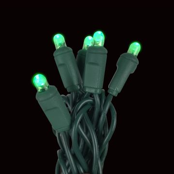 Gabriel Lights® LED 5mm Focused Convex Green String Lights