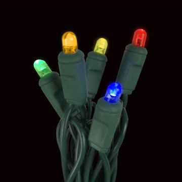Gabriel Lights® LED 5mm Focused Convex Multi Colored String Lights