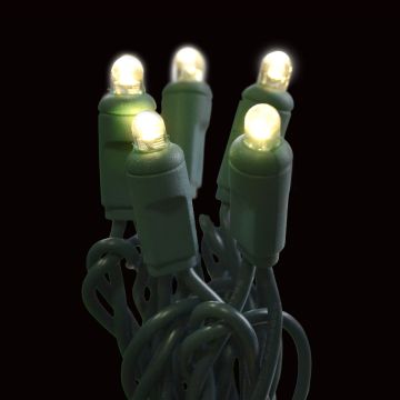 Gabriel Lights® LED 5mm Focused Convex Warm White String Lights