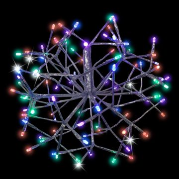 Holiday Bright Lights LED Shimmer Sphere Multi-Colored 12IN