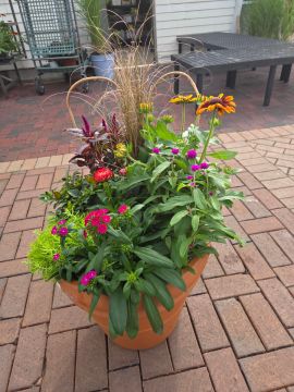 Terra Cotta Fall Arrangement