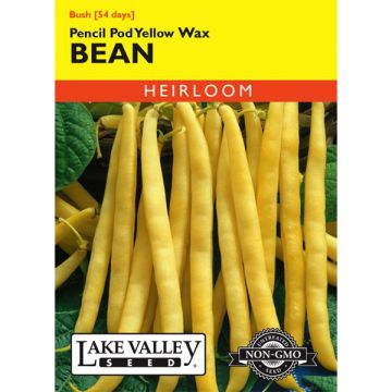 Phaseolus, Bean (Bush), Pencil Pod Yellow Wax, 20g
