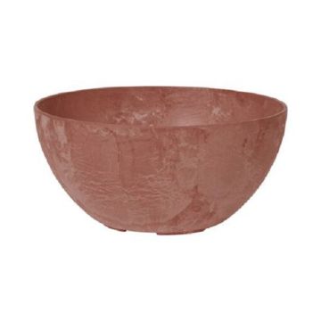 Napa Bowl Planter, Rust