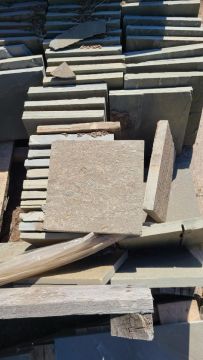 New York Bluestone Sawn Pavers, Random Pattern