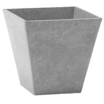 Ella Planter, Square, Gray