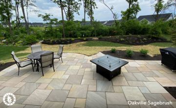 Oakville Sagebrush Gauged Pavers, Natural Stone Pattern #1