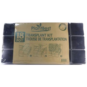 Plant Best 18 Plastic Pot Transplant Kit