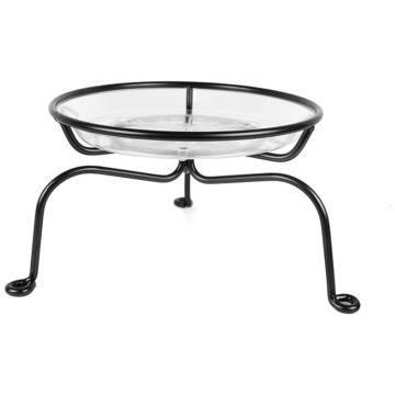 Plant Stand, Decorator, Black,8"