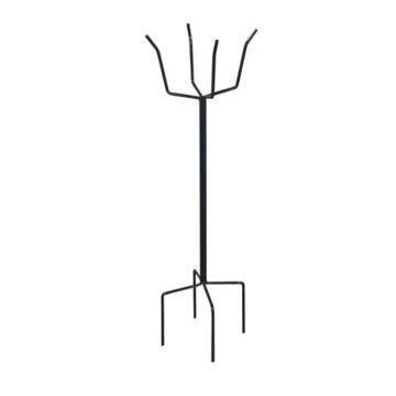 Plant Stand, Pot Stake, Black, 36"