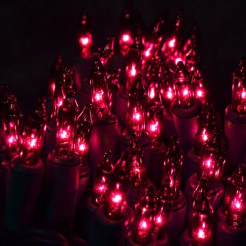 Gabriel Lights® Incandescent Mini T5 Glass Purple String Lights