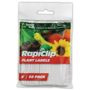 Luster Leaf RapiClip Plant Labels, 4", 50 Pack