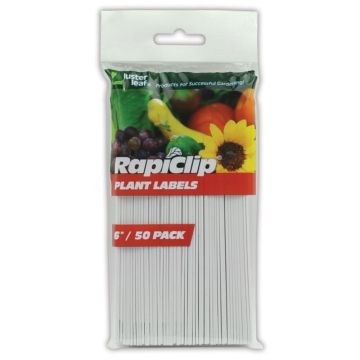 RapiClip Plant Labels, 6"" - 50 Pack