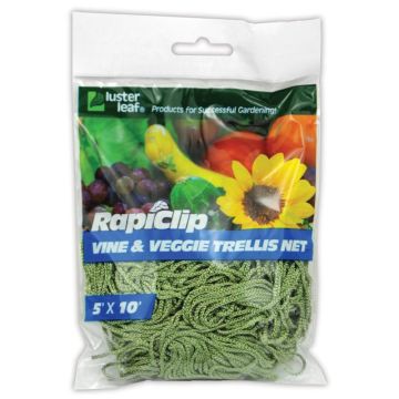 RapiClip Vine & Veggie Trellis Netting, 5' x 10'