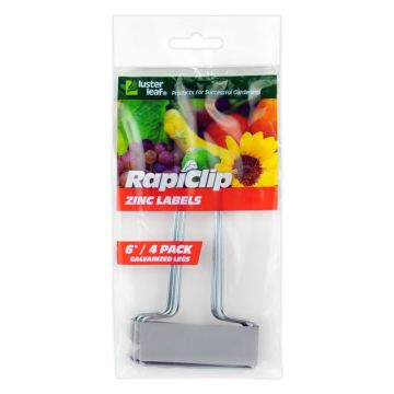 RapiClip Zinc Plant Labels, 6"" - 4 Pack