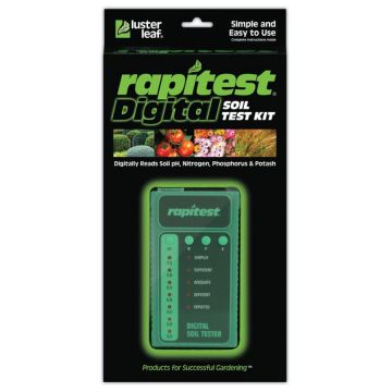 Luster Leaf Digital Soil Kit for pH, N, P and K, 25 Tests