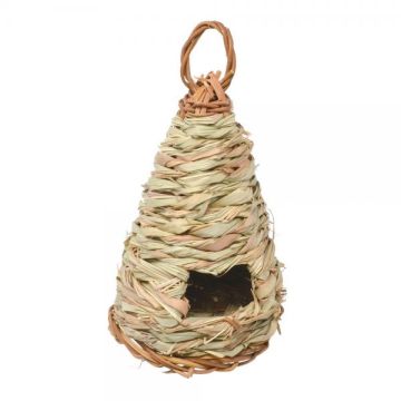 Songbird Essentials SE937 Roosting Pocket Hive Hanging Grass