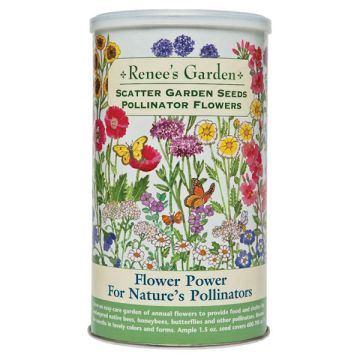 Mix, Flower Power For Nature's Pollinators, Scatter Can ~ 600 sqft