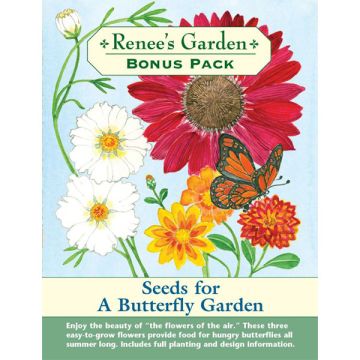 Mix, Seeds for a Butterfly Garden, Bonus Pack ~ 500 seeds