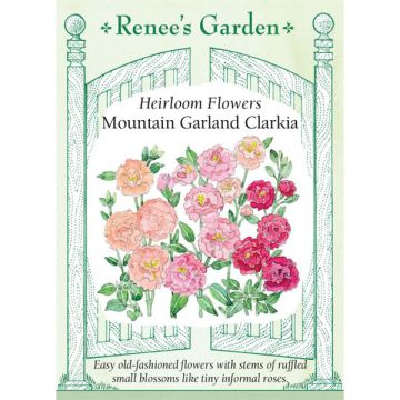 Clarkia, Mountain Garland ~ 2000 seeds