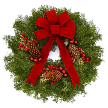 'Gertens Signature' Traditional Christmas Wreath