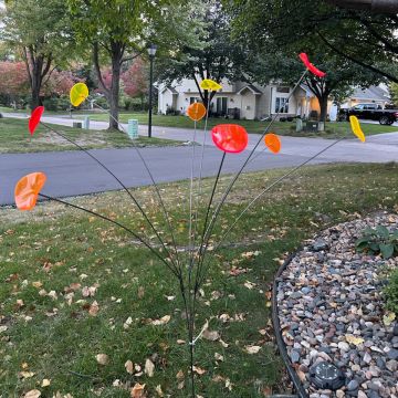 Sun-Glowz Disc Spray Sculpture 48 inches