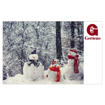 Snowman Family of Three - Gift Card