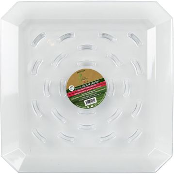 Plastic, Recycled Plastic Square Saucers
