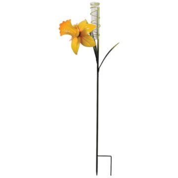 Sunset Vista Designs, Glass Gardens Daffodil Rain Gauge