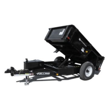 Felling 5x8 Single Axle Dump Trailer
