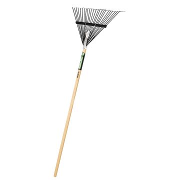 Truper Tru-Tough Steel Leaf Rake, 24""