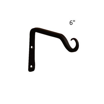 ACHLA Designs, TSH-09 Straight Upcurled Bracket, 6"