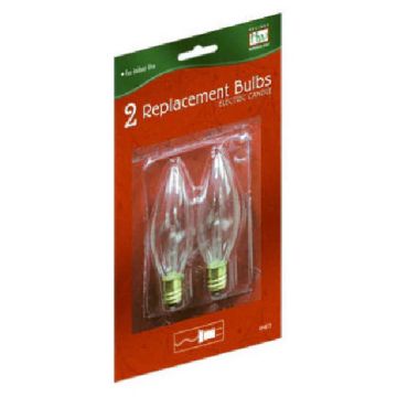 Holiday Wonderland, Candle Replacement Bulbs for Electric Candles, 2 pack