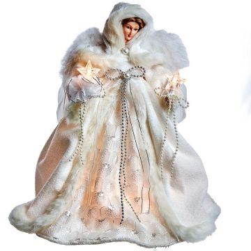 Kurt S. Adler® White Angel Tree Topper
