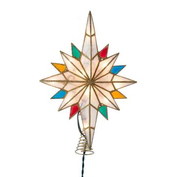Kurt S. Adler® Capiz Bethlehem Star Tree Topper