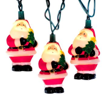 Kurt S. Adler® Santa with Christmas Tree String Light