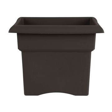 Veranda Square Planter Box, Black