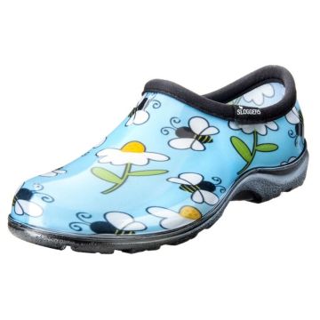 Woman's Waterproof Shoes Blues Bees - Sloggers