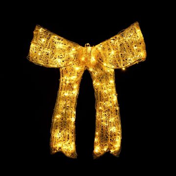 LUXE Bow with Twinkling Lights