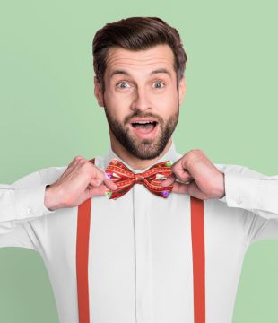 Lotsa LITES!™ Flashing Holiday Bowtie Assortment, 1 Bow