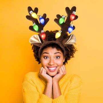 Lotsa LITES!™ Jumbo Light-Up Antler Headband Assortment, 1 Headband