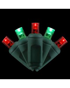 Gabriel Lights® LED 5mm Wide Angle Green & Red String Lights