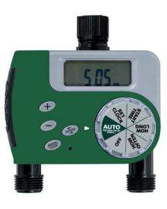 Green Thumb 2 Outlet Digital Watering Timer