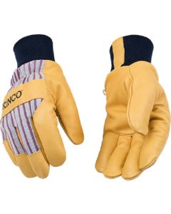 Men's Linded Premium Grain Pigskin Leather Palm Gloves