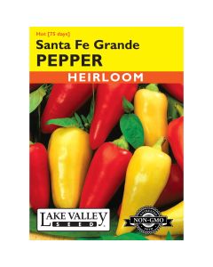 Capsicum, Mild Pepper 'Santa Fe Grande' Heirloom