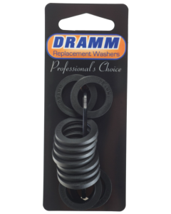 Dramm Rubber Replacement Garden Hose Washers, 12 Pack