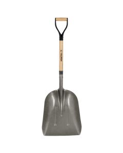 Truper Tru Pro Western Pattern Steel Scoop with D-Grip 14IN Blade 27IN American Ash Handle